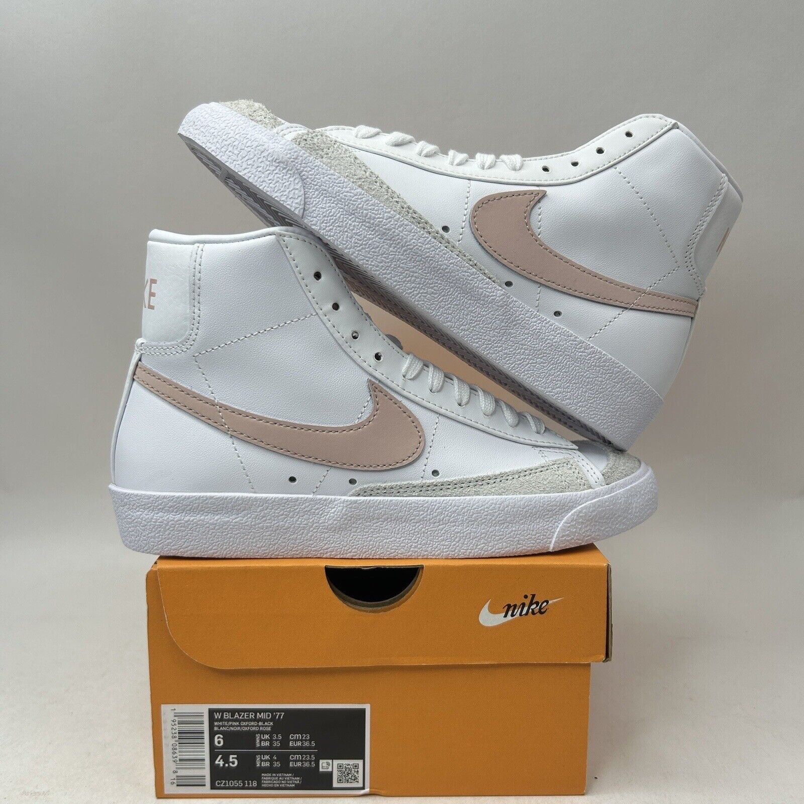 Nike Shoes Blazer Mid 77 Vintage Wmns “Pink Oxford” 2024